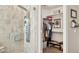 Bathroom with walk-in closet and shower at 6960 E Hacienda La Noria Ln, Gold Canyon, AZ 85118
