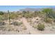 Desert hiking trail with native plants and mountain views at 6960 E Hacienda La Noria Ln, Gold Canyon, AZ 85118