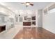 Open living room with a view of the kitchen and island at 9354 E Hillview Cir, Mesa, AZ 85207