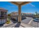 Private balcony overlooking the community and parking area at 4718 E Thunderheart Trl # 103, Gilbert, AZ 85297