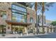 Upscale shopping center exterior with various stores and restaurants at 6444 E Paradise Ln, Scottsdale, AZ 85254