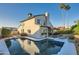 Inviting pool with spacious deck and backyard view at 6444 E Paradise Ln, Scottsdale, AZ 85254