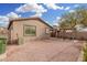 Backyard with gravel, pergola, and small patio table at 6903 W Irwin Ave, Laveen, AZ 85339