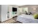 Spacious bedroom with built in wardrobe and Peloton at 7970 E Camelback Rd # 101, Scottsdale, AZ 85251