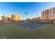 Well-maintained tennis courts provide recreational opportunities for residents at 7970 E Camelback Rd # 101, Scottsdale, AZ 85251