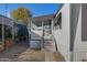 Mobile home exterior with covered porch and steps at 201 S Greenfield Rd # 205, Mesa, AZ 85206