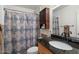 Modern bathroom with granite countertop and updated fixtures at 24444 N 40Th Ln, Glendale, AZ 85310