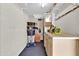 Small storage room with shelving and workbench at 7960 E Madero Ave, Mesa, AZ 85209