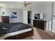 Spacious main bedroom with a king-size bed and ample closet space at 8605 W Carole Ln, Glendale, AZ 85305