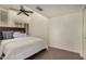 Guest bedroom with a queen-size bed and ceiling fan at 8849 S 48Th St # 2, Phoenix, AZ 85044