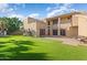 Spacious backyard with putting green and basketball hoop at 9377 E Corrine Dr, Scottsdale, AZ 85260