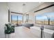 Spa-like bathroom with freestanding tub and large windows at 12808 E Harper Dr, Scottsdale, AZ 85255