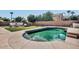 Large swimming pool with spacious patio and landscaping at 2415 W Weatherby Way, Chandler, AZ 85286