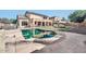 Inviting kidney-shaped pool with surrounding patio at 2415 W Weatherby Way, Chandler, AZ 85286