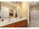 Bathroom boasts double sinks and a separate shower/tub at 3121 S Verde Cir, Mesa, AZ 85212