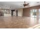 Spacious dining area with tile flooring and a chandelier at 319 E Palomino Way, San Tan Valley, AZ 85143