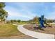 Modern playground with slide and climbing structure at 6659 N 127Th Dr, Glendale, AZ 85307