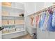 Well-organized closet with shelves and hanging rods at 7250 W Pinnacle Vista Dr, Peoria, AZ 85383