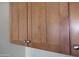 Light brown kitchen cabinets with brushed nickel hardware at 8808 W State Ave, Glendale, AZ 85305