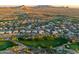 Aerial view of luxury homes and golf course community at 9771 E Roadrunner Dr, Scottsdale, AZ 85262