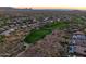 Aerial view of a golf course community in a desert landscape at 9771 E Roadrunner Dr, Scottsdale, AZ 85262