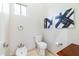 Convenient bathroom with toilet, bidet, and modern fixtures at 9771 E Roadrunner Dr, Scottsdale, AZ 85262