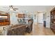 Open concept living room with a view into kitchen and dining area at 12951 W Andrew Ln, Peoria, AZ 85383