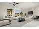 Bright living room with comfy seating, large windows, and a modern feel at 15744 W Clear Canyon Dr, Surprise, AZ 85374