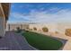 Artificial turf and gravel backyard at 19122 W Solano Dr, Litchfield Park, AZ 85340