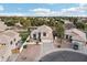 Stunning aerial view showcasing the home's curb appeal and neighborhood at 2871 S Los Altos Pl, Chandler, AZ 85286