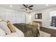 Comfortable bedroom featuring a king-size bed and built-in closet at 3655 N 5Th Ave # 115, Phoenix, AZ 85013