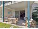 Relaxing patio with wooden furniture and a view of the surrounding area at 3655 N 5Th Ave # 115, Phoenix, AZ 85013