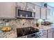 Close-up of kitchen countertops and stainless steel appliances at 392 E Laddoos Ave, Queen Creek, AZ 85140