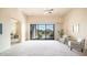 Bright living room with sliding glass doors leading to the backyard at 8537 E Leland St, Mesa, AZ 85207