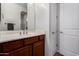 Bathroom with vanity, sink, and a mirror at 10040 E Grandview St, Mesa, AZ 85207