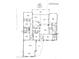 Custom home floor plan, Lajara Estates, Lot 5, showing a three-car garage at 10040 E Grandview St, Mesa, AZ 85207