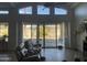 Living room with sliding doors leading to the backyard at 10040 E Grandview St, Mesa, AZ 85207