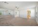 Main bedroom with mirrored wall and carpet flooring at 1021 E Mead Dr, Chandler, AZ 85249