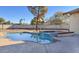 Inviting backyard pool and spa at 1320 W Palo Verde Dr, Chandler, AZ 85224