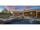 Stunning backyard pool and spa with a waterfall feature at 26872 N 102Nd St, Scottsdale, AZ 85262