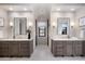 Double vanity bathroom with ample counter space and storage at 26872 N 102Nd St, Scottsdale, AZ 85262