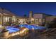 Luxury backyard oasis featuring a stunning pool, spa, and fire pit at 26872 N 102Nd St, Scottsdale, AZ 85262