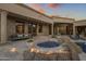 Enjoy this luxurious pool and spa with a fire pit at 26872 N 102Nd St, Scottsdale, AZ 85262