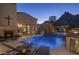 Private pool and waterfall with mountain views at 26872 N 102Nd St, Scottsdale, AZ 85262