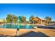 Refreshing community pool with water features at 4132 E Santa Fe Ln, Gilbert, AZ 85297