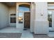 Inviting front entrance with decorative door and sidelights at 4742 S Primrose Dr, Gold Canyon, AZ 85118