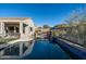 Large swimming pool with a deck and views of the backyard at 4742 S Primrose Dr, Gold Canyon, AZ 85118