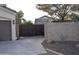 Side yard with a gate for RV or boat parking at 4913 W Pedro Ln, Laveen, AZ 85339