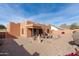 Spacious backyard with patio, seating, and mountain views at 6131 S Eagle Pass Rd, Gold Canyon, AZ 85118