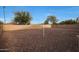 Backyard with gravel and a tall post at 10051 S 184Th Dr, Goodyear, AZ 85338